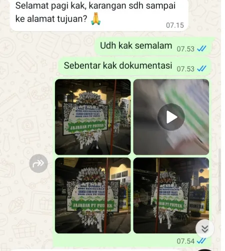 Pengiriman Papan Bunga Selamat Pondok Cabe Udik