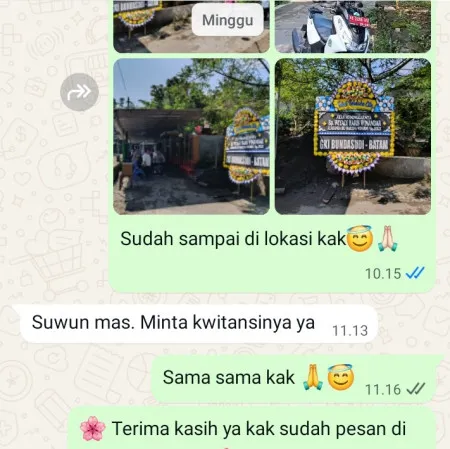 Pengiriman Papan Bunga Duka Pondok Cabe Udik