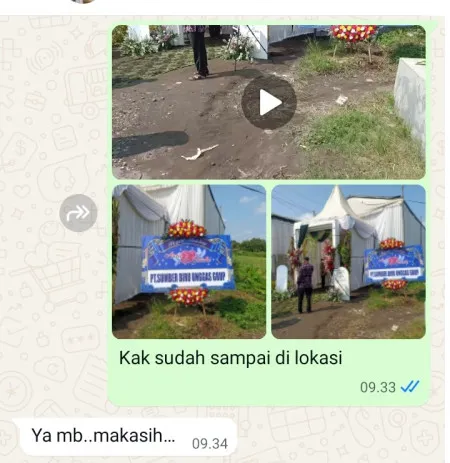 Pengiriman Karangan Bunga Pondok Cabe Udik