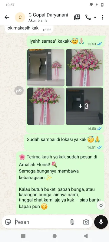 Pengiriman Karangan Bunga Pondok Cabe Udik