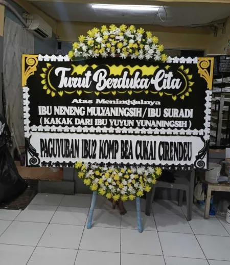 Papan Bunga Duka Pondok Cabe Udik