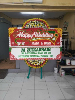 Papan Bunga di Pondok Cabe Udik